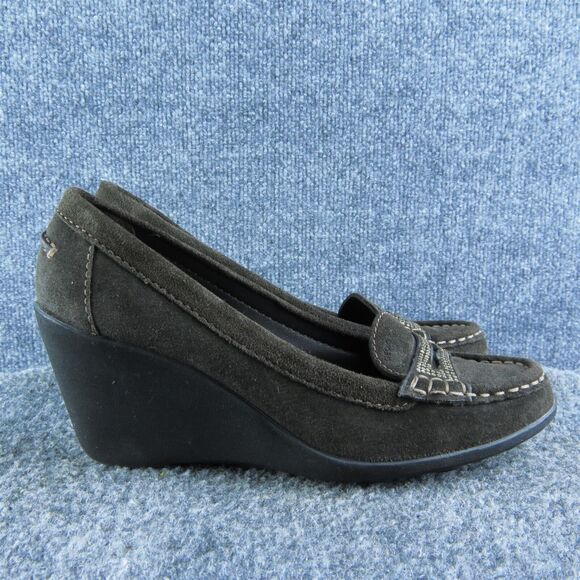 Geox Women's Respira Pump Brown Suede Pump 36.5M Used 2025 - Picture 3 of 7